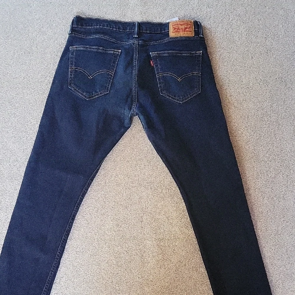 Levi's 512 Classic Blue Jeans Size 34